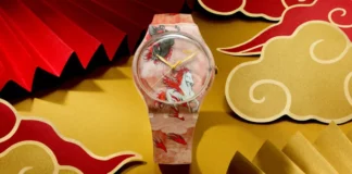 นาฬิกา Swatch Riding the clouds ปีม้า 2026 ดีไซน์โดย Yu Wenjie