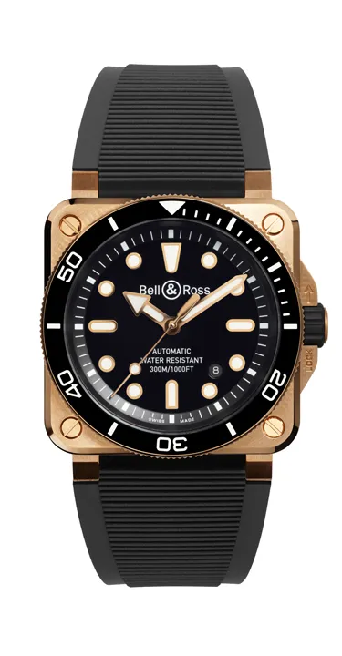 Bell & Ross BR-03 Diver Black Bronze เพิ่มทางเลือกใหม่ของวัสดุตัวเรือน นาฬิกา Bell & Ross BR-03 Diver Black Bronze ตัวเรือนสีทองแดงหน้าปัดสีดำแล็คเกอร์