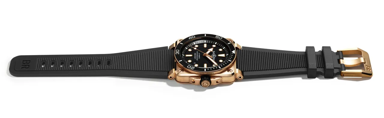 Bell & Ross BR-03 Diver Black Bronze เพิ่มทางเลือกใหม่ของวัสดุตัวเรือน นาฬิกา Bell & Ross BR-03 Diver Black Bronze ตัวเรือนสีทองแดงหน้าปัดสีดำแล็คเกอร์