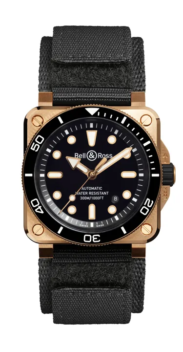 Bell & Ross BR-03 Diver Black Bronze เพิ่มทางเลือกใหม่ของวัสดุตัวเรือน นาฬิกา Bell & Ross BR-03 Diver Black Bronze ตัวเรือนสีทองแดงหน้าปัดสีดำแล็คเกอร์