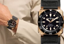 นาฬิกา Bell & Ross BR-03 Diver Black Bronze ตัวเรือนสีทองแดงหน้าปัดสีดำแล็คเกอร์