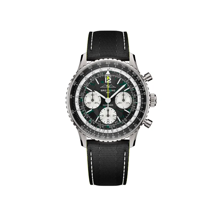 นาฬิกา Breitling Navitimer B01 Chronograph 43 Aston Martin Aramco Formula One Team สี Racing Green