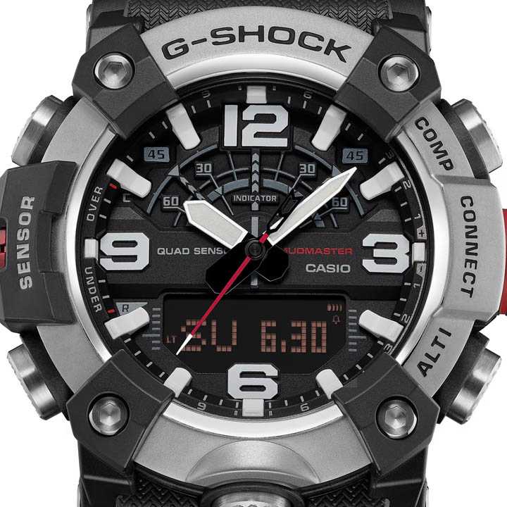 Casio G-SHOCK Mudmaster GG-B100XM เพิ่ม 2 รุ่นใหม่บนความแกร่ง นาฬิกา G-SHOCK Mudmaster GG-B100XM-1AJF กรอบสีเงิน
