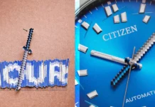 Citizen x seconde/seconde/ Limited Edition แปลกตาในสไตล์ Pixel นาฬิกา Citizen Tsuyosa ขนาด 40 มม. รุ่น Collaboration