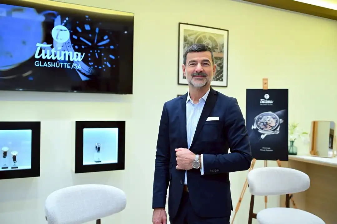 PRÉCIEUX Thailand เปิดตัวนาฬิการะดับสูง Tutima Glashütte จากเยอรมนี คุณรวิศ เหตานุรักษ์ และ Mr. Karlo J. Burgmayer ในงานเปิดตัว Tutima Thailand