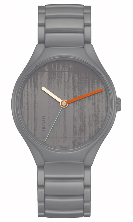 Rado x Les Couleurs Le Corbusier รวมโลกแห่งสีสันและสถาปัตย์ลงบนเรือนเวลา นาฬิกา Rado x Les Couleurs Le Corbusier สีเทาเข้ม รุ่น Ref. R27048162