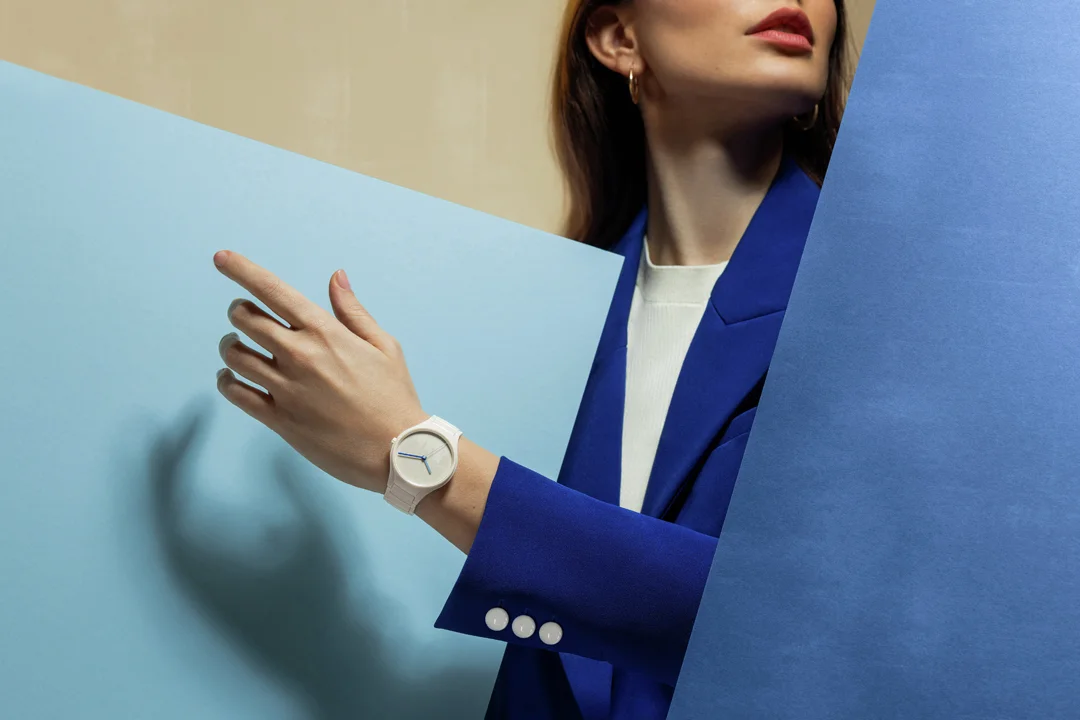 Rado x Les Couleurs Le Corbusier รวมโลกแห่งสีสันและสถาปัตย์ลงบนเรือนเวลา นาฬิกา Rado x Les Couleurs Le Corbusier สีขาวงาช้าง รุ่น Ref. R27049012