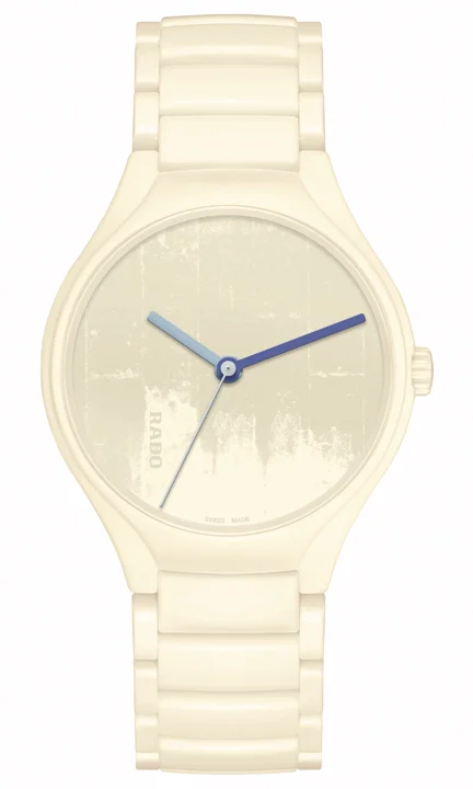 Rado x Les Couleurs Le Corbusier รวมโลกแห่งสีสันและสถาปัตย์ลงบนเรือนเวลา นาฬิกา Rado x Les Couleurs Le Corbusier สีขาวงาช้าง รุ่น Ref. R27049012