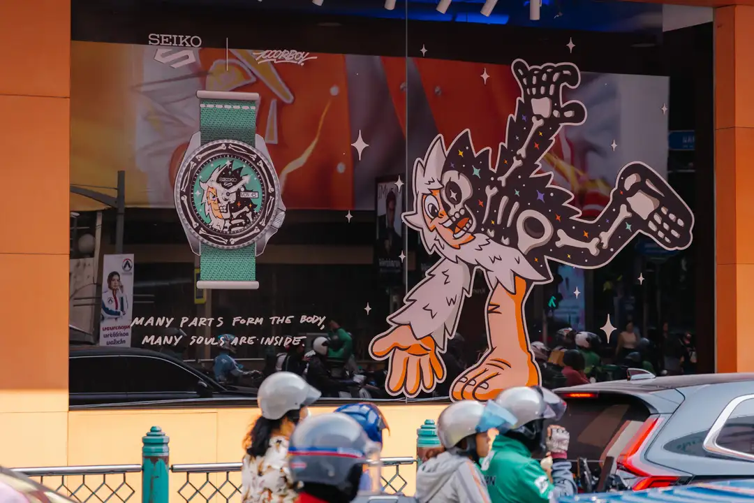 Seiko เปิดตัว 5 Sports x POORBOY Limited Edition นาฬิกา Seiko 5 Sports x POORBOY รุ่น SRPM17K สีเขียวมินต์ และบรรยากาศงาน In My Soul Exhibition