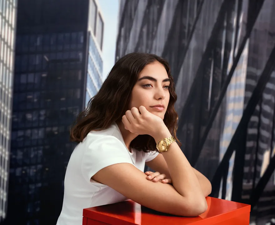 นาฬิกา Tissot PRC 100 Solar 2026 รุ่นใหม่ขนาด 34 มม. สีทองทั้งเรือนและหน้าปัด