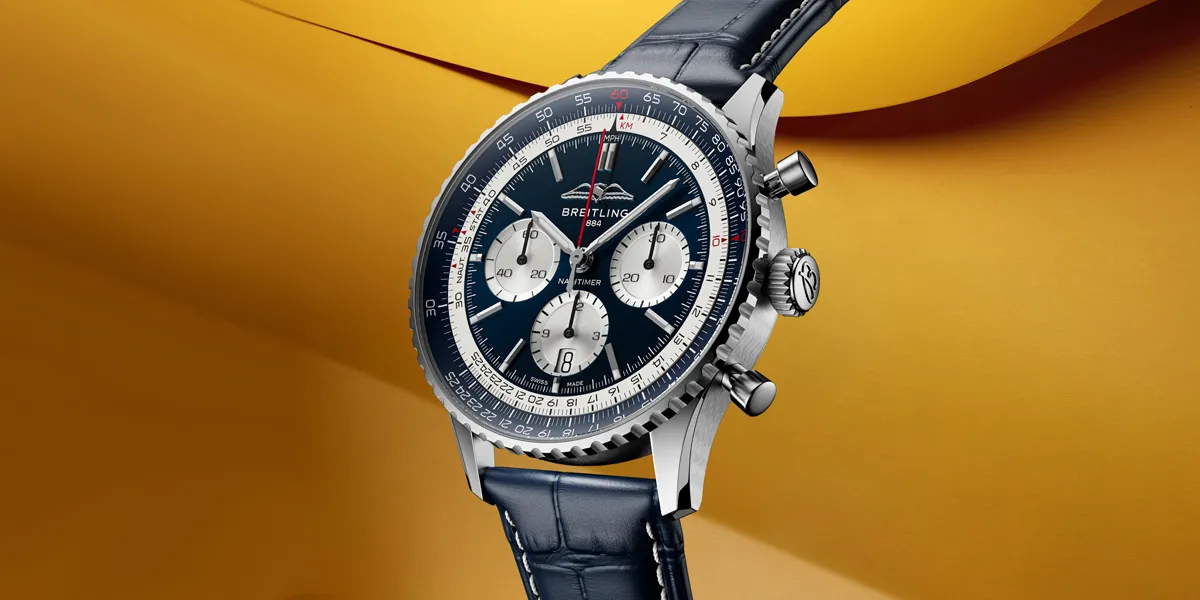 Breitling Navitimer B01 Chronograph 43 Tribute To Concorde ฉลอง 50 ปีจุดเริ่มต้นของเครื่องบินเหนือเสียง Breitling Navitimer B01 Chronograph 43 Tribute Breitling Navitimer B01 Chronograph 43 Tribute,Breitling Concorde 50th Anniversary,นาฬิกา Breitling รุ่นพิเศษ