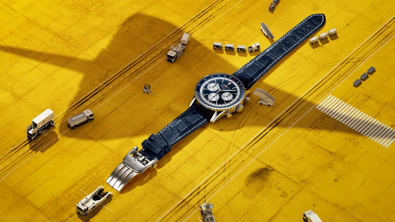 Breitling Navitimer B01 Chronograph 43 Tribute To Concorde ฉลอง 50 ปีจุดเริ่มต้นของเครื่องบินเหนือเสียง Breitling Navitimer B01 Chronograph 43 Tribute Breitling Navitimer B01 Chronograph 43 Tribute,Breitling Concorde 50th Anniversary,นาฬิกา Breitling รุ่นพิเศษ