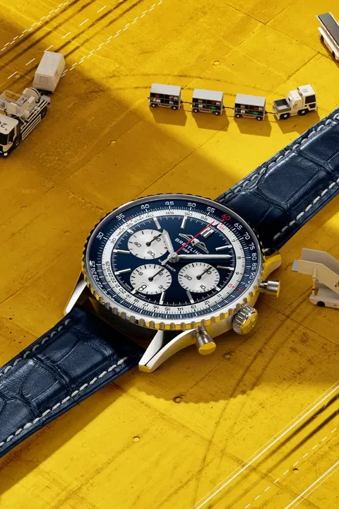 Breitling Navitimer B01 Chronograph 43 Tribute To Concorde ฉลอง 50 ปีจุดเริ่มต้นของเครื่องบินเหนือเสียง Breitling Navitimer B01 Chronograph 43 Tribute Breitling Navitimer B01 Chronograph 43 Tribute,Breitling Concorde 50th Anniversary,นาฬิกา Breitling รุ่นพิเศษ