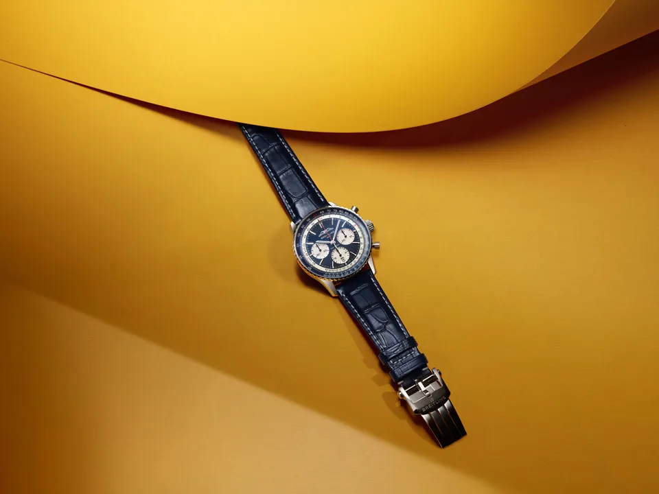 Breitling Navitimer B01 Chronograph 43 Tribute To Concorde ฉลอง 50 ปีจุดเริ่มต้นของเครื่องบินเหนือเสียง Breitling Navitimer B01 Chronograph 43 Tribute Breitling Navitimer B01 Chronograph 43 Tribute,Breitling Concorde 50th Anniversary,นาฬิกา Breitling รุ่นพิเศษ