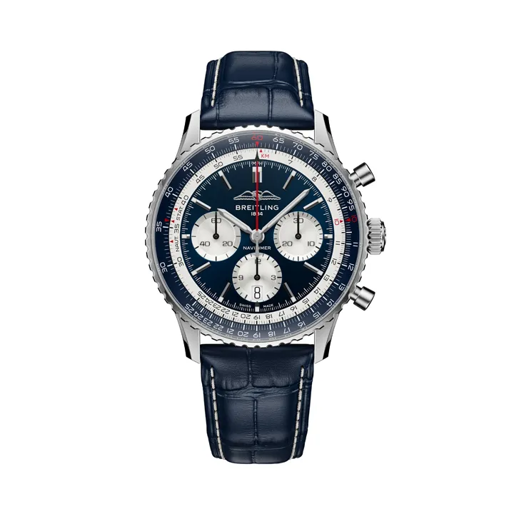 Breitling Navitimer B01 Chronograph 43 Tribute To Concorde ฉลอง 50 ปีจุดเริ่มต้นของเครื่องบินเหนือเสียง Breitling Navitimer B01 Chronograph 43 Tribute Breitling Navitimer B01 Chronograph 43 Tribute,Breitling Concorde 50th Anniversary,นาฬิกา Breitling รุ่นพิเศษ