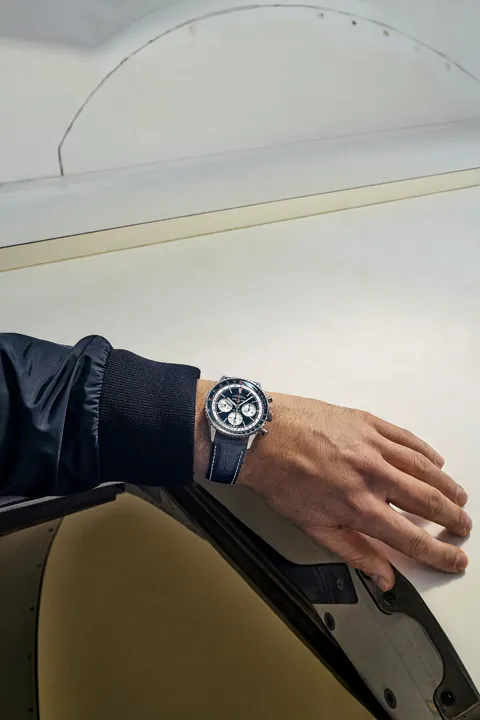 Breitling Navitimer B01 Chronograph 43 Tribute To Concorde ฉลอง 50 ปีจุดเริ่มต้นของเครื่องบินเหนือเสียง Breitling Navitimer B01 Chronograph 43 Tribute Breitling Navitimer B01 Chronograph 43 Tribute,Breitling Concorde 50th Anniversary,นาฬิกา Breitling รุ่นพิเศษ