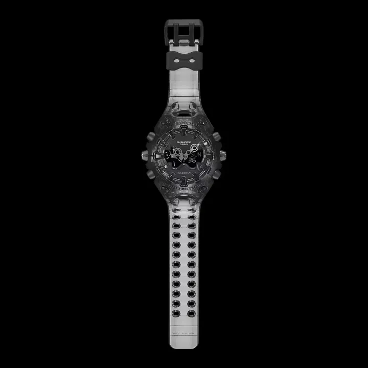 Casio G-SHOCK GA-V01SKE สุดล้ำด้วยตัวเรือนโปร่งใส รูปนาฬิกา G-SHOCK GA-V01SKE-8A สีดำโปร่งใส