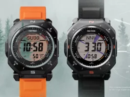 นาฬิกา Casio Protrek PRG-69 รุ่น PRG-69-1JF สีดำ และ PRG-69-4JF สายสีส้ม วัสดุทนไฟ