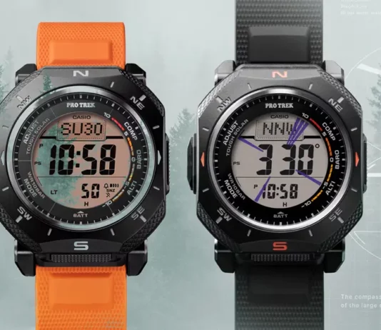 นาฬิกา Casio Protrek PRG-69 รุ่น PRG-69-1JF สีดำ และ PRG-69-4JF สายสีส้ม วัสดุทนไฟ