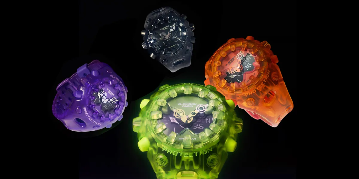 Casio G-SHOCK GA-V01SKE สุดล้ำด้วยตัวเรือนโปร่งใส Casio G-SHOCK GA-V01SKE ครบทั้ง 4 สี ครบทั้ง 4 สี
