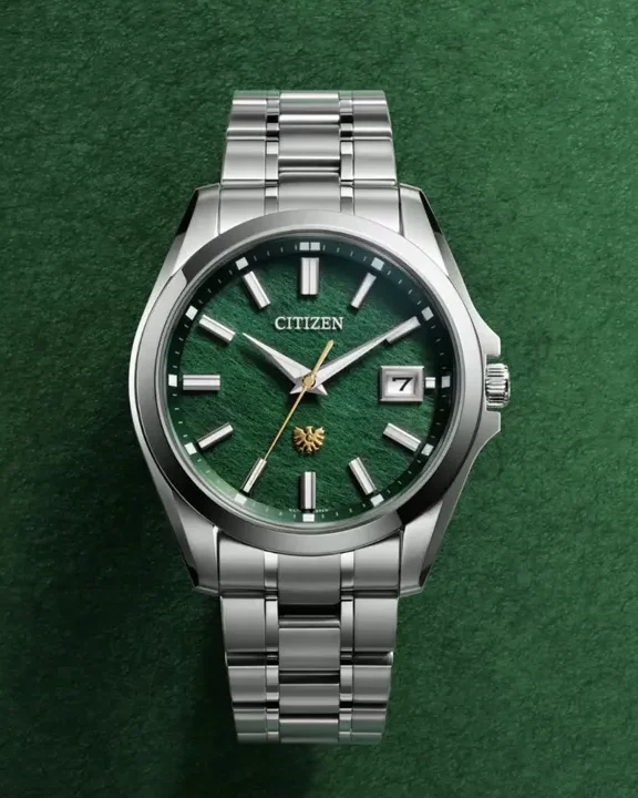 The Citizen Chitose Midori Green AQ4091-56W อีกความงามหน้าปัดกระดาษญี่ปุ่น นาฬิกา The Citizen Chitose Midori Green AQ4091-56W หน้าปัดกระดาษวอชิสีเขียว