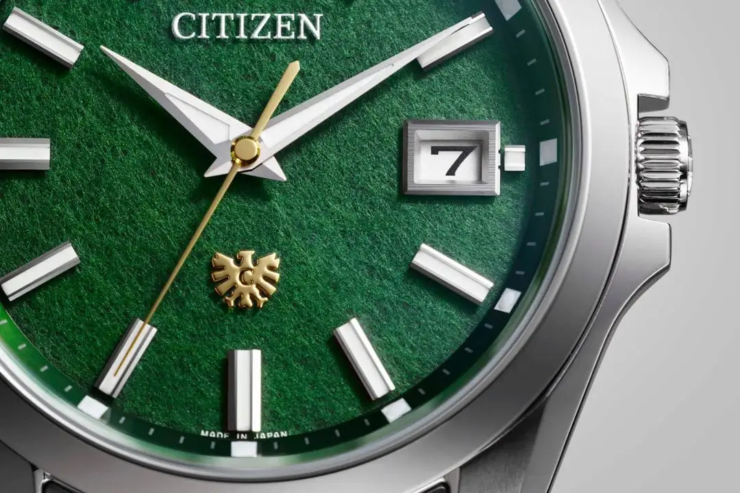 The Citizen Chitose Midori Green AQ4091-56W อีกความงามหน้าปัดกระดาษญี่ปุ่น นาฬิกา The Citizen Chitose Midori Green AQ4091-56W หน้าปัดกระดาษวอชิสีเขียว