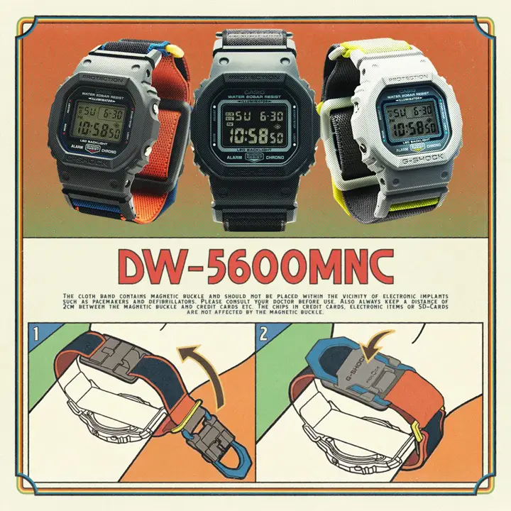 นาฬิกา Casio G-Shock DW-5600NMC Series ทั้ง 3 สี