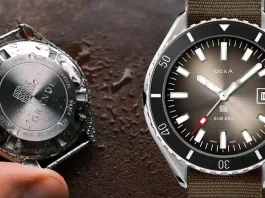 นาฬิกา Doxa SUB 200 Grande Roma หน้าปัดสีน้ำตาลไล่เฉด