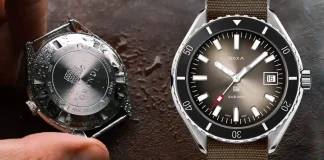 นาฬิกา Doxa SUB 200 Grande Roma หน้าปัดสีน้ำตาลไล่เฉด