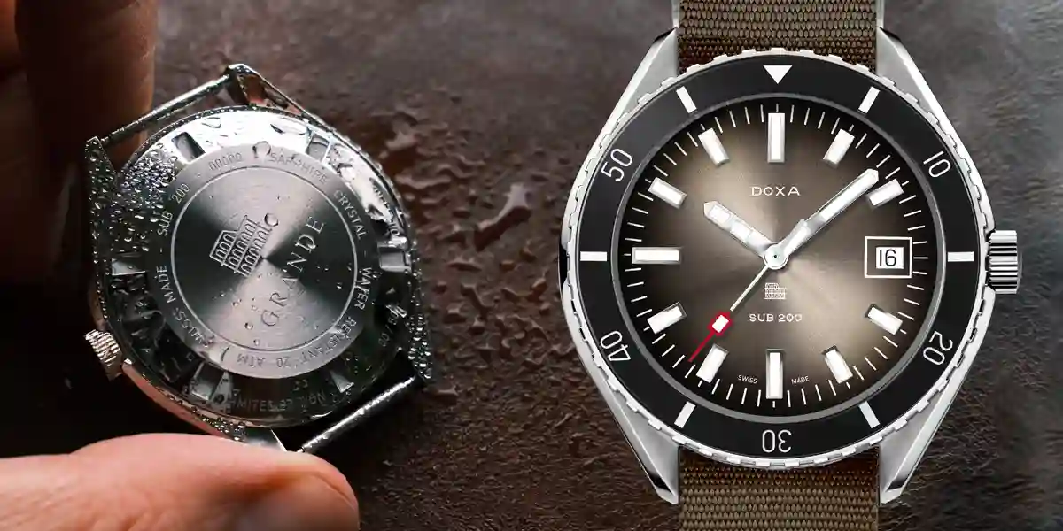นาฬิกา Doxa SUB 200 Grande Roma หน้าปัดสีน้ำตาลไล่เฉด