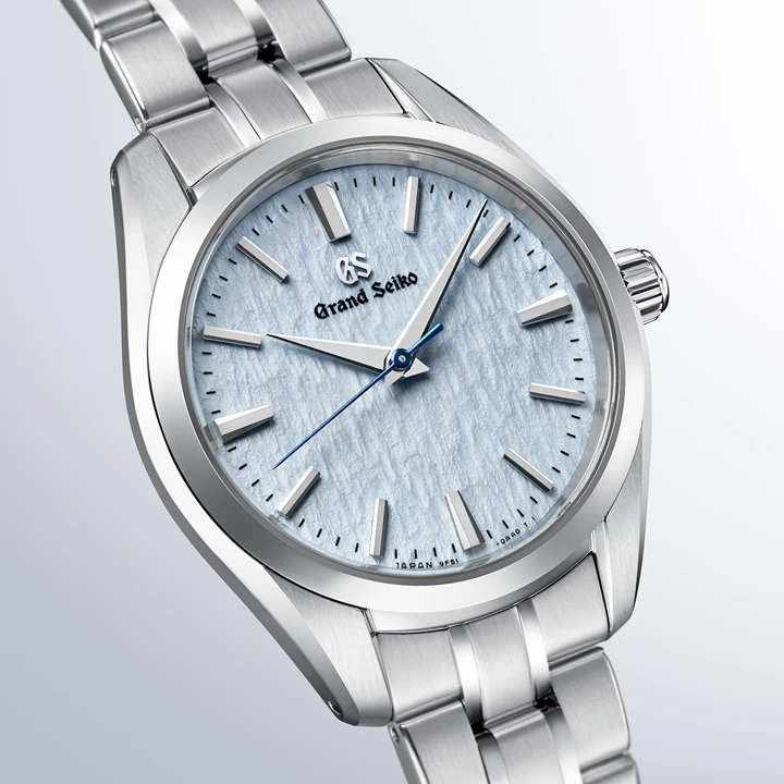 ภาพนาฬิกา Grand Seiko SBGX361 หน้าปัดสีฟ้า Skyflake พร้อมสายสแตนเลส