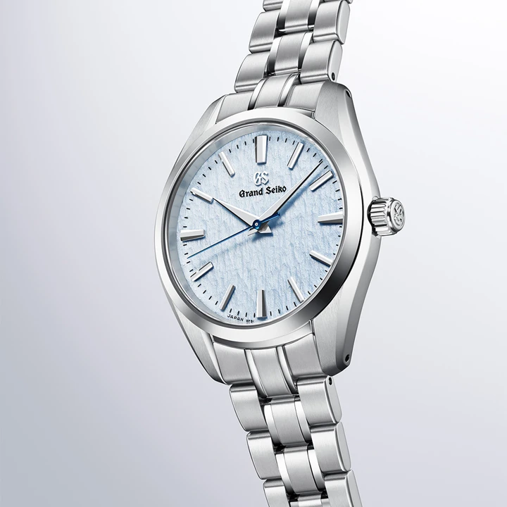 ภาพนาฬิกา Grand Seiko SBGX361 หน้าปัดสีฟ้า Skyflake พร้อมสายสแตนเลส