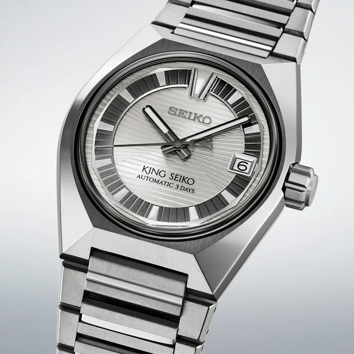 Seiko King Seiko Vanac Titanium เบาสบายบนเส้นขอบฟ้าแห่ง Tokyo นาฬิกา Seiko King Seiko Vanac Titanium หน้าปัดสีเทา HKF002 และ ดีไซน์หน้าปัด Tokyo Horizon ของ King Seiko Vanac รุ่นใหม่