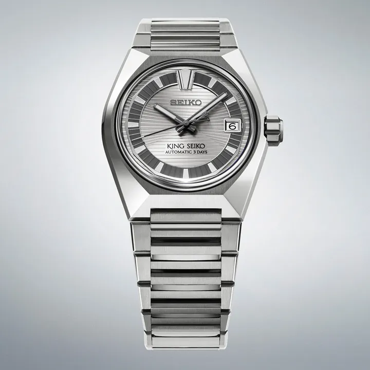 Seiko King Seiko Vanac Titanium เบาสบายบนเส้นขอบฟ้าแห่ง Tokyo นาฬิกา Seiko King Seiko Vanac Titanium หน้าปัดสีเทา HKF002 และ ดีไซน์หน้าปัด Tokyo Horizon ของ King Seiko Vanac รุ่นใหม่