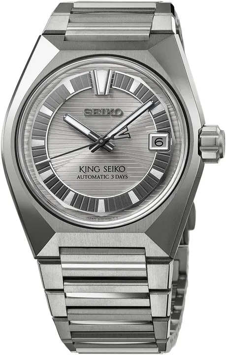Seiko King Seiko Vanac Titanium เบาสบายบนเส้นขอบฟ้าแห่ง Tokyo นาฬิกา Seiko King Seiko Vanac Titanium หน้าปัดสีเทา HKF002 และ ดีไซน์หน้าปัด Tokyo Horizon ของ King Seiko Vanac รุ่นใหม่