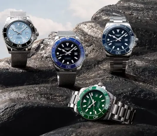 นาฬิกา Longines HydroConquest 2026 หน้าปัด Iced Blue และสาย Milanese Steel