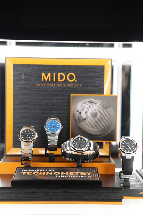นาฬิกา MIDO Multifort 8 One Crown ตัวเรือนแปดเหลี่ยม ดีไซน์ TECHNOMETRY