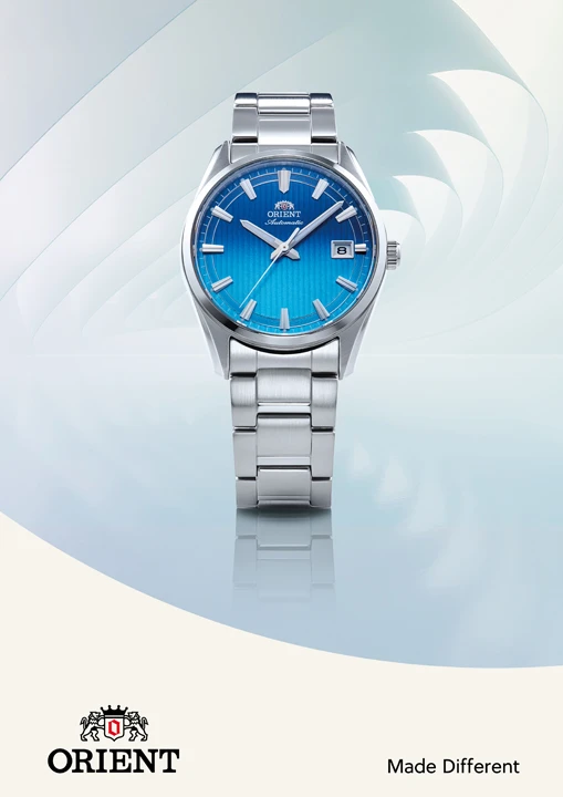 Orient Stretto Limited Edition รหัส RA-AC0R09L หน้าปัดสีน้ำเงิน Gradient