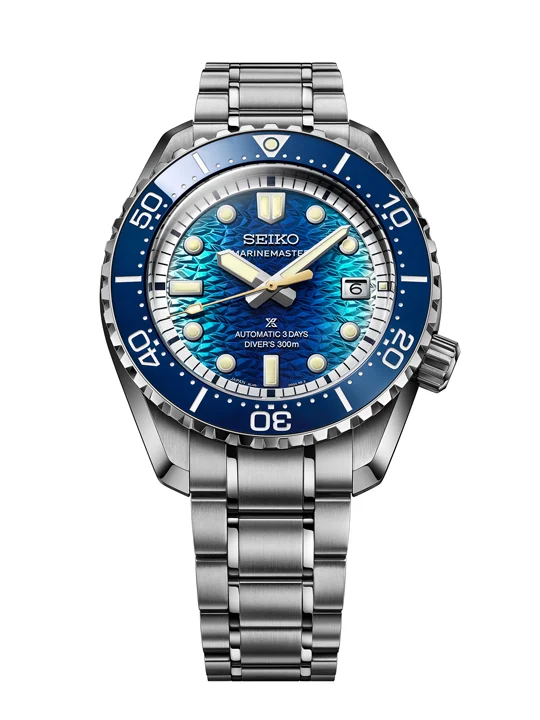 Seiko Prospex Marinemaster 1968 Heritage Diver's Watch กลับมาอีกครั้งกับรุ่นพิเศษ Seiko x JAMSTEC Limited Edition HBF002 หน้าปัดลายน้ำแข็งสีน้ำเงิน