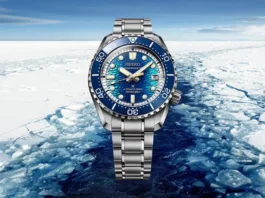Seiko Prospex Marinemaster 1968 x JAMSTEC Limited Edition HBF002 หน้าปัดลายน้ำแข็งสีน้ำเงิน
