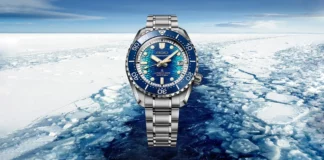 Seiko Prospex Marinemaster 1968 x JAMSTEC Limited Edition HBF002 หน้าปัดลายน้ำแข็งสีน้ำเงิน