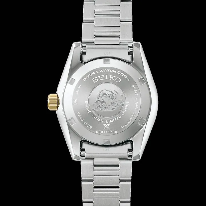 นาฬิกา Seiko Prospex Divers 1965 Shohei Ohtani 2026 รหัส SBDC222 และ SBDC224 ดีไซน์หน้าปัดสีแชมเปญและสีน้ำเงินม่วง