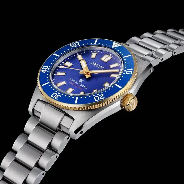 นาฬิกา Seiko Prospex Divers 1965 Shohei Ohtani 2026 รหัส SBDC222 และ SBDC224 ดีไซน์หน้าปัดสีแชมเปญและสีน้ำเงินม่วง