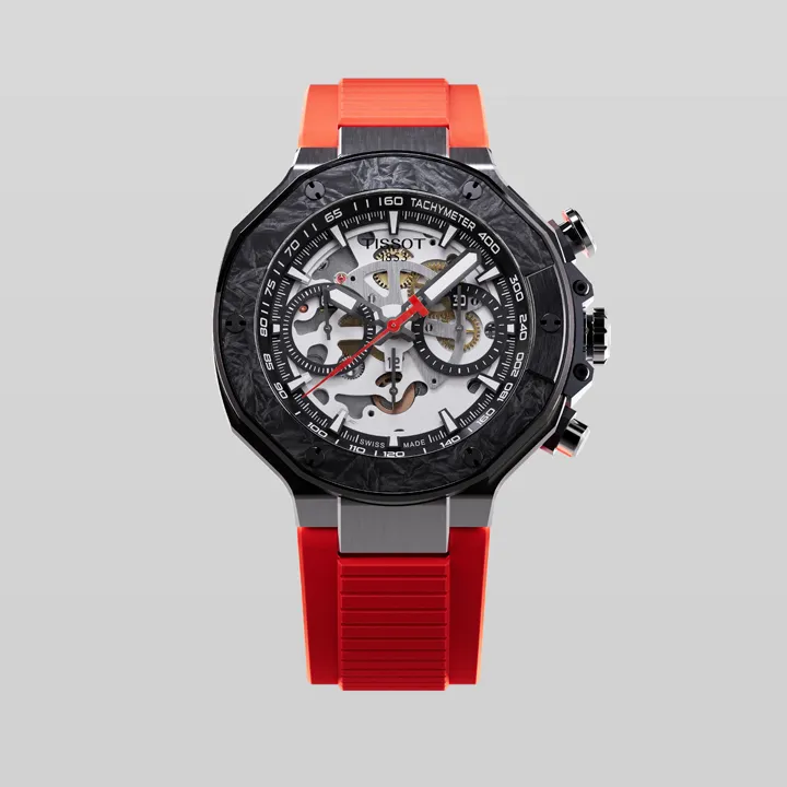 นาฬิกา Tissot T-Race MotoGP 2026 Automatic Chronograph หน้าปัด Skeleton