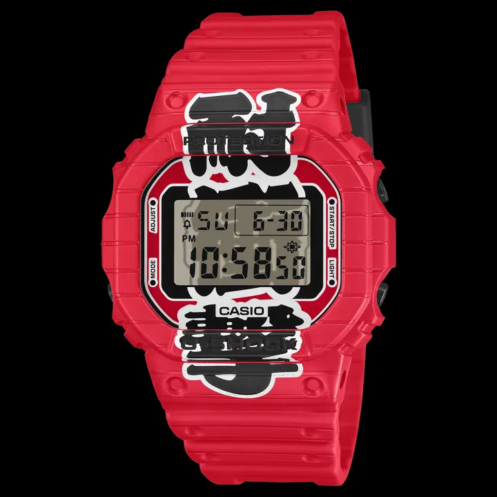 Casio G-SHOCK Akachochin Edition DW-5600AKA-4JR และ DW-6900AKA-4JR สีแดงโคมไฟอิซากายะ