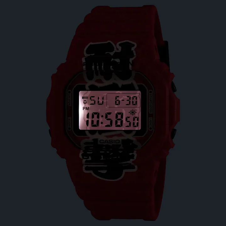 Casio G-SHOCK Akachochin Edition DW-5600AKA-4JR และ DW-6900AKA-4JR สีแดงโคมไฟอิซากายะ
