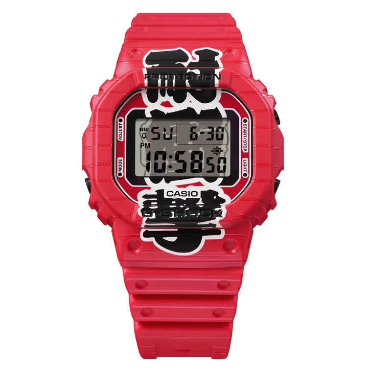 Casio G-SHOCK Akachochin Edition DW-5600AKA-4JR และ DW-6900AKA-4JR สีแดงโคมไฟอิซากายะ