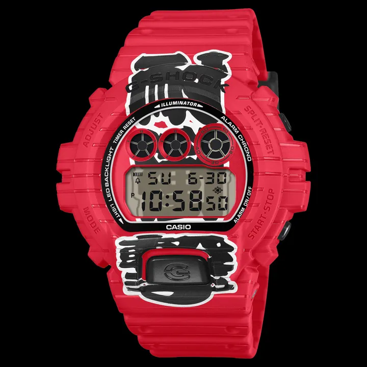 Casio G-SHOCK Akachochin Edition DW-5600AKA-4JR และ DW-6900AKA-4JR สีแดงโคมไฟอิซากายะ