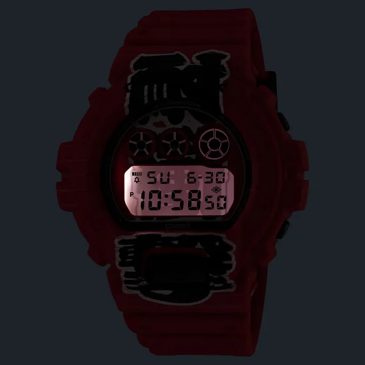 Casio G-SHOCK Akachochin Edition DW-5600AKA-4JR และ DW-6900AKA-4JR สีแดงโคมไฟอิซากายะ
