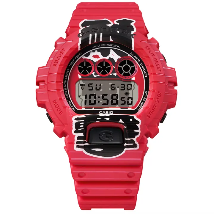 Casio G-SHOCK Akachochin Edition DW-5600AKA-4JR และ DW-6900AKA-4JR สีแดงโคมไฟอิซากายะ